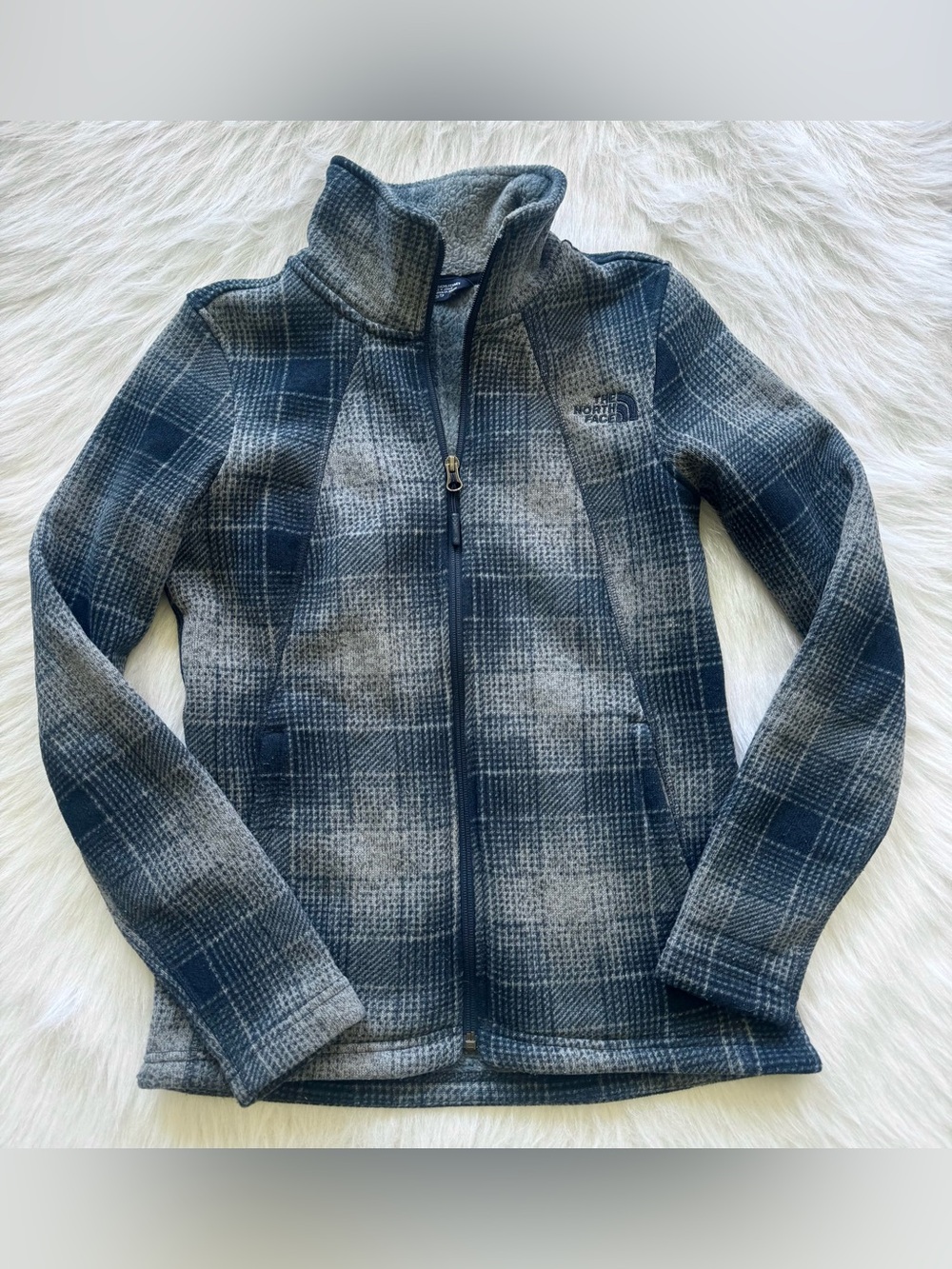 North Face Crescent Full Zip Jacket 💙🩶